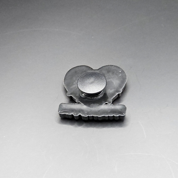 (5/$15) Frankenstein & Bride Croc Charm - Picture 2 of 2